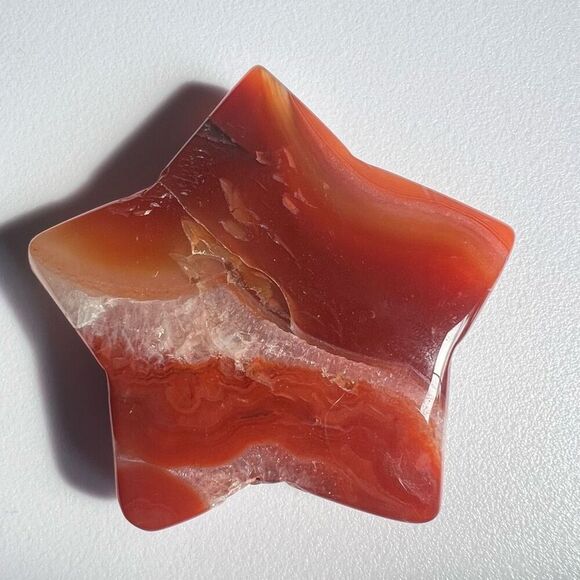 Sardonyx Crystal Star Carving (#1) - Picture 5 of 11